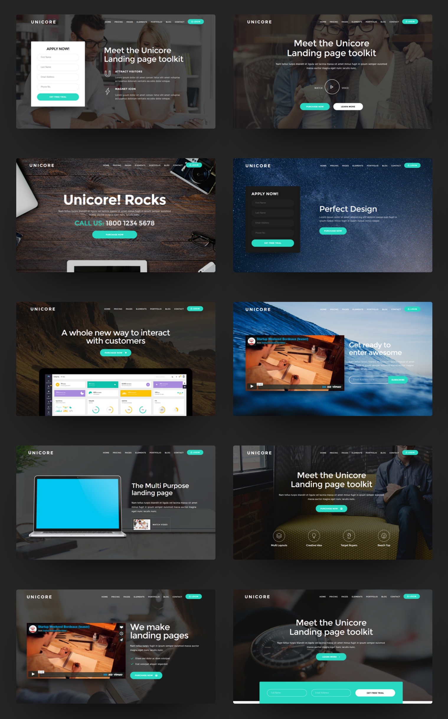  Bootstrap Color Theme Template