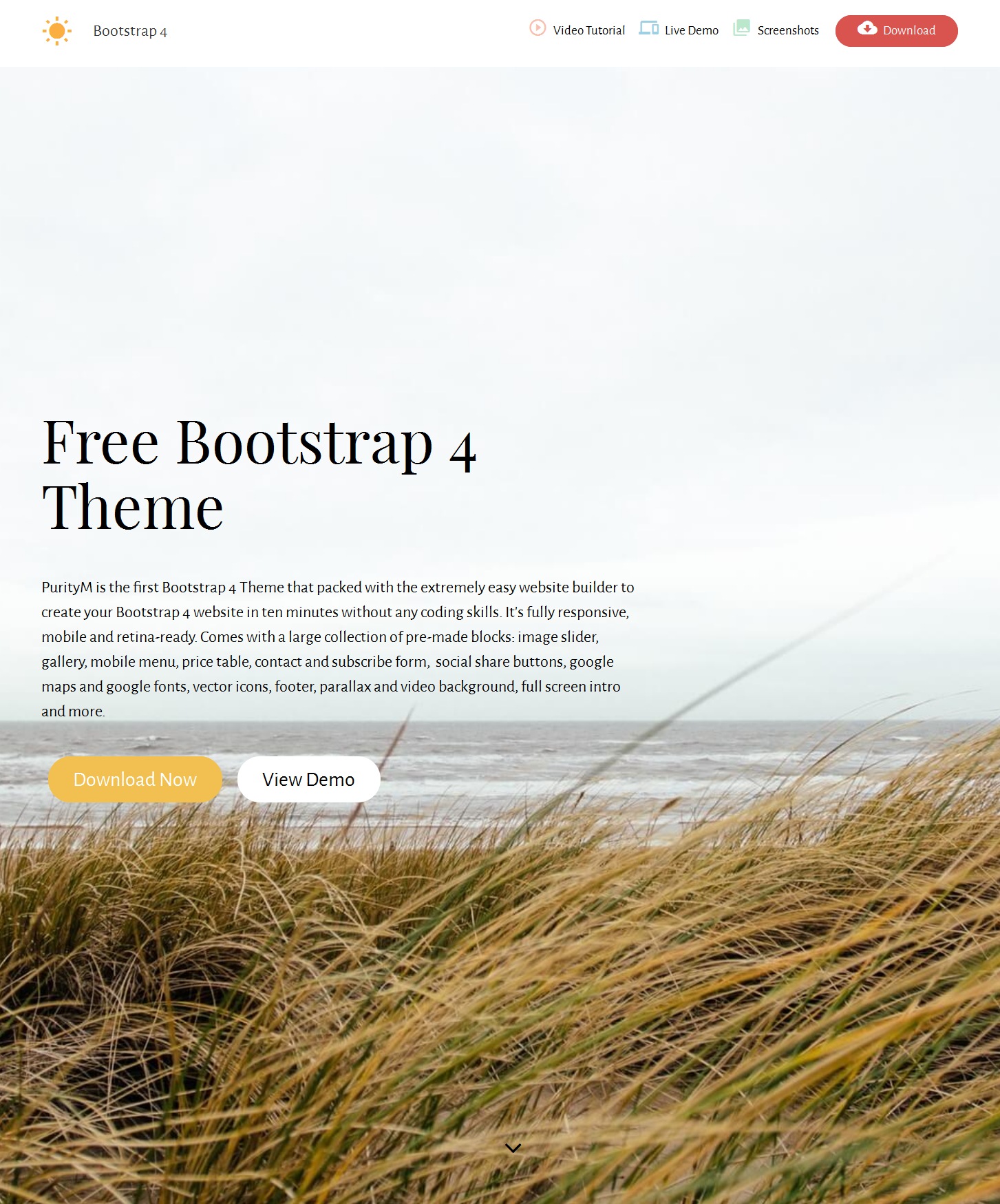 Free Bootstrap Real Estate Theme