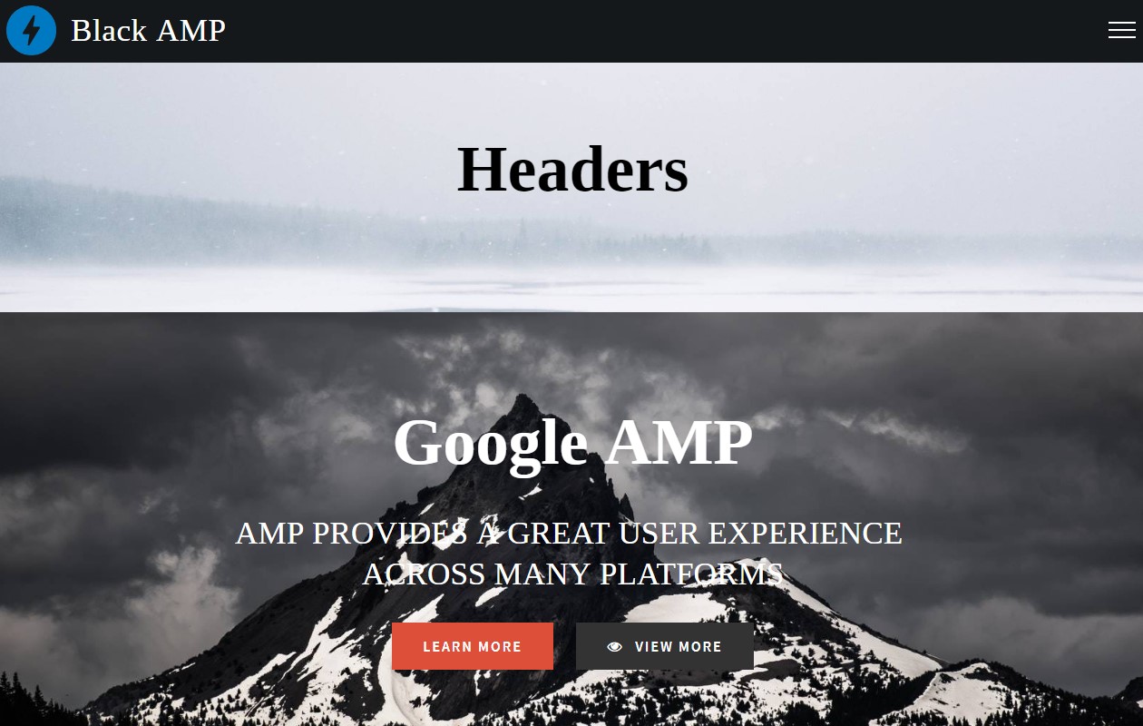 AMP HTML