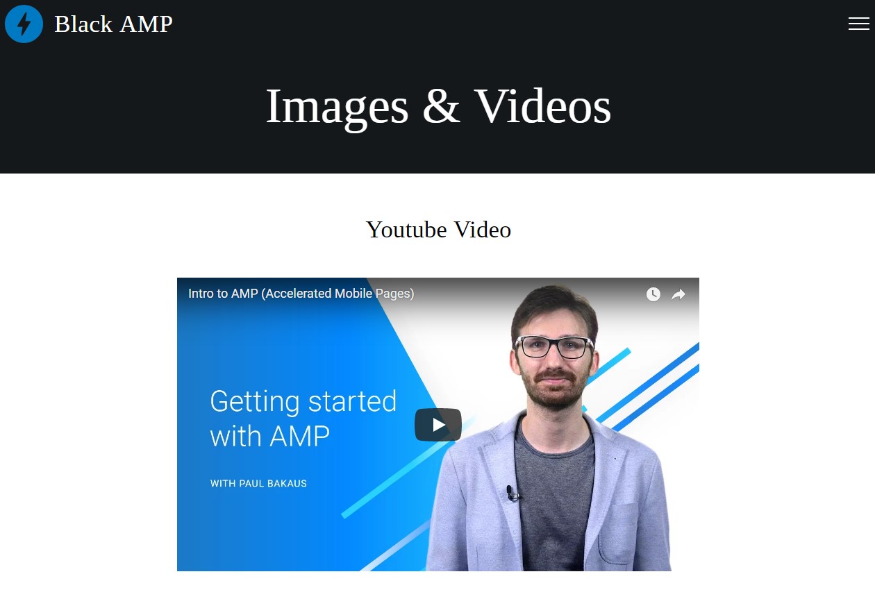 AMP HTML